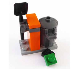 LEGO City Calendrier de l'Avent 7907-1 Subset Day 20 - Dustbin and Shovel
