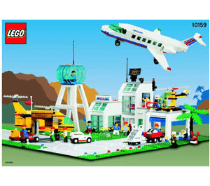 LEGO City Airport (Boîte du logo de la ville) 10159-1 Instructions