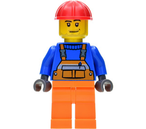 LEGO City Construction Overalls Minifigure