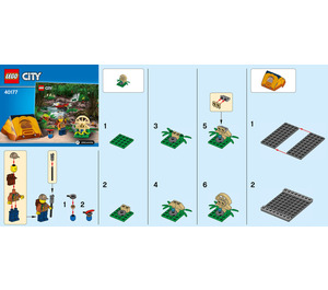 LEGO City Jungle Explorer Kit Set 40177 Instructions