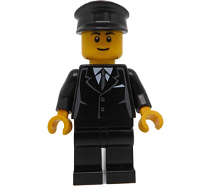 LEGO City minifiguur Zwarte wenkbrauwen