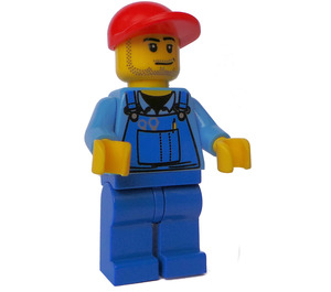 LEGO City Minifigur med kort keps