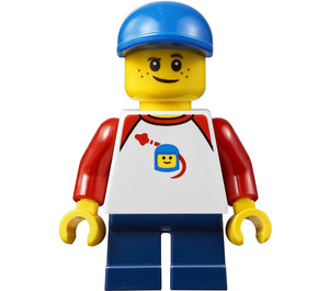 LEGO City People Pack Boy mit Blau Deckel Minifigur