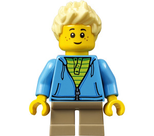 LEGO City People Pack Lapsi jossa Bright Kevyt Keltainen Piikikäs Hiukset Minihahmo