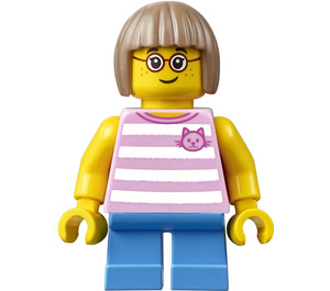 LEGO City People Pack Girl with Red Glasses Minifigure