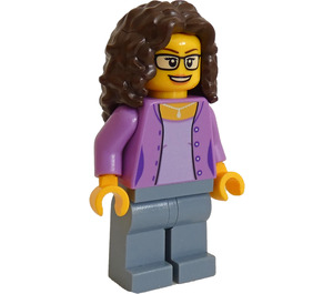 LEGO City People Pack Mother avec Medium Lavande Haut Minifigurine