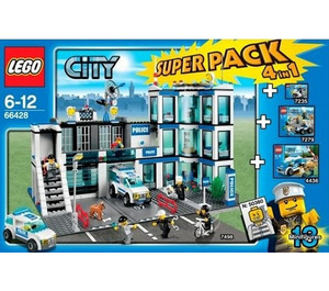 LEGO City Politie Super Pack 4-in-1 66428