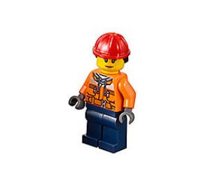 LEGO City Road Worker Vrouwelijk Minifiguur