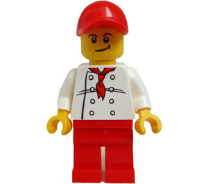 LEGO City Firkantet Chef Minifigur