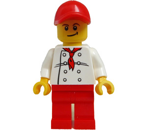 LEGO City Vierkant Chef minifiguur