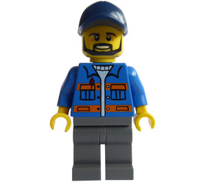 LEGO City Square Truck Driver Minifigure