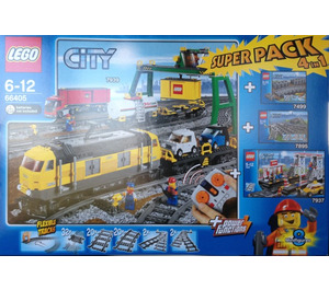 LEGO City Trains Super Pack 4-in-1 66405