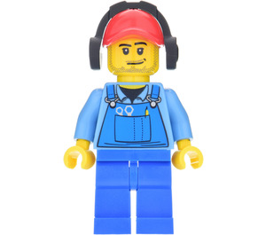 LEGO City Worker with Ear Defenders Minifigure