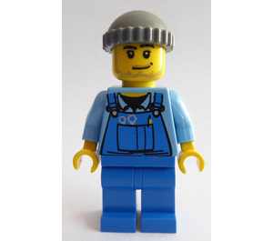 LEGO City Worker met Overalls minifiguur