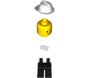 LEGO Classic Fireman (Reissue) minifiguur