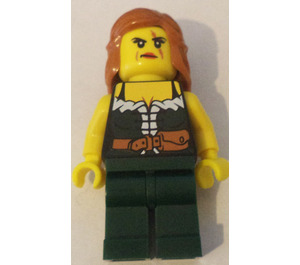 LEGO Classic Pirate Set Female Pirate avec Scar over Eye Figurine
