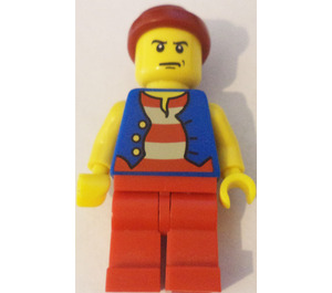 LEGO Classic Pirate Set Pirate with Angry Look Minifigure