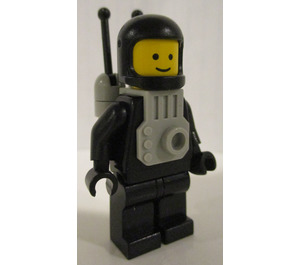 LEGO Classic Weltraum Schwarz mit Jetpack (1558) Minifigur