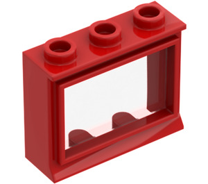 LEGO Classic Fenster 1 x 3 x 2 mit Fixed Glas und kurze Schwelle