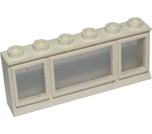 LEGO Classic Vindue 1 x 6 x 2 med hule knops og glas