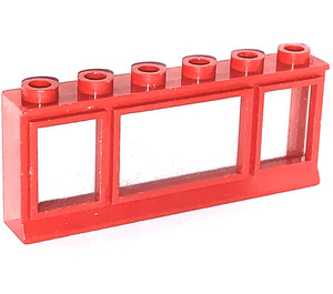 LEGO Classic Window 1 x 6 x 2 with Hollow Studs and Glass