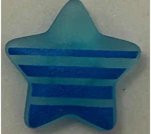 LEGO Clikits Small Star with Blue Stripes (48036 / 48306)