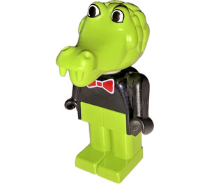 LEGO Clive Krokodil met Rood Bow Fabuland Figuur