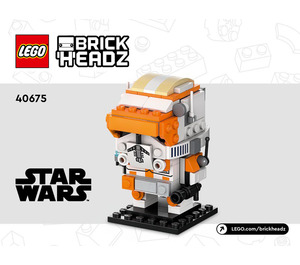LEGO Clone Commander Cody Set 40675 Instructions
