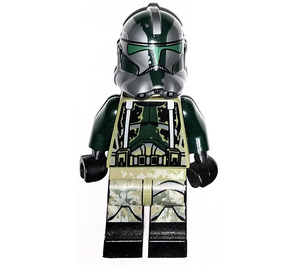 LEGO Clone Commander Gree mit Kashyyyk Camouflage mit Dunkles Beige Bein Strap Minifigur