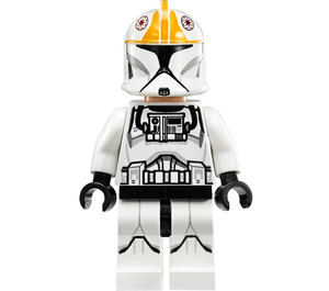 LEGO Clone Pilot with Bright Light Orange Markings and Printed Legs Minifigure