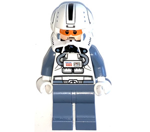 LEGO Clone Pilot mit Sand Blau Arme und Beine Minifigur