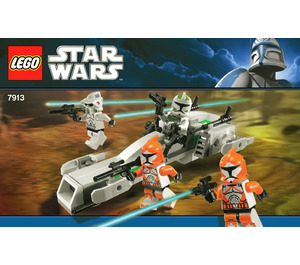 LEGO Clone Trooper Battle Pack Set 7913 Instructions