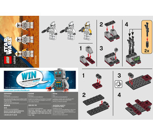 LEGO Clone Trooper Command Station Set 40558 Instructions