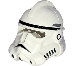 LEGO Clone Trooper Helm met Zwart Markeringen (52063 / 88768)