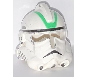 LEGO Clone Trooper Helmet with Green Stripes (52772)