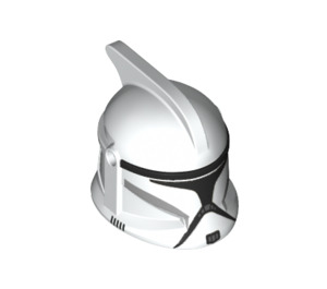 LEGO Clone Trooper Helmet with Holes with Black Markings (1039 / 61189)