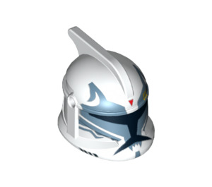 LEGO Clone Trooper Helmet with Holes with Clone Commander Wolffe Pattern (96894 / 96896)