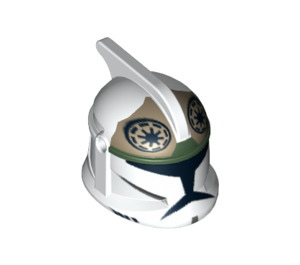 LEGO Clone Trooper Helm mit Löcher mit Clone Gunner Muster (61189 / 85039)