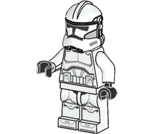 LEGO Clone Trooper (Phase 2) Figurine