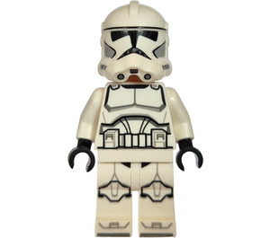 LEGO Clone Trooper Phase 2 med Rynke panden Minifigur