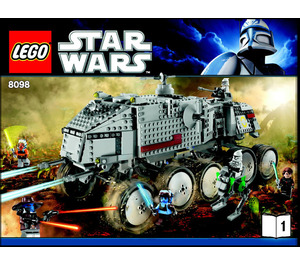 LEGO Clone Turbo Tank Set 8098 Instructions