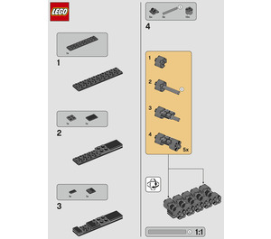 LEGO Clone Turbo Tank 912176 Инструкции