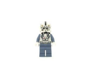 LEGO Clone V-wing Pilot with Sand Blue Arms and Legs with White Head Minifigure