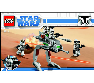 LEGO Clone Walker Battle Pack Set 8014 Instructions