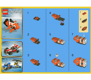 LEGO Clown Fish 30025 Instructies