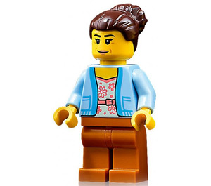 LEGO Club Owner / Manager with Open Light Bright Blue Jacket Minifigure