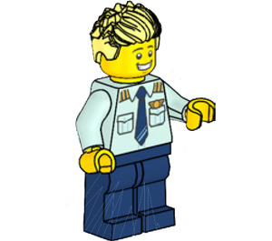 LEGO Co-Pilot Male minifiguur