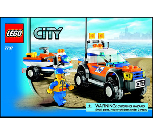 LEGO Coast Guard 4WD & Jet Scooter Set 7737 Instructions