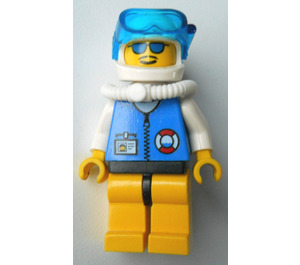 LEGO Kustwacht City Midden Diver Minifiguur