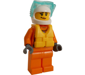 LEGO Coast Guard City - Female Rescuer Minifigure